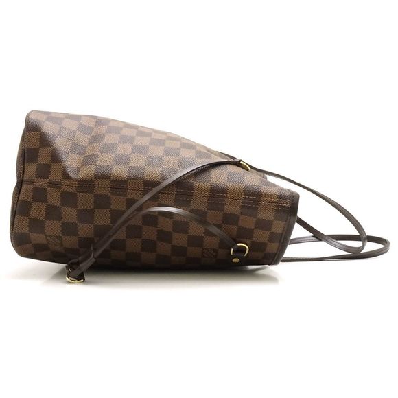 Louis Vuitton Damier Neverfull MM Ebene Tote Bag Brown - Picture 2 of 8
